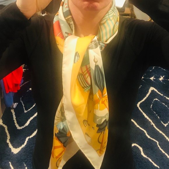 Hermes Silk Printed Scarf - Picture 2 of 4